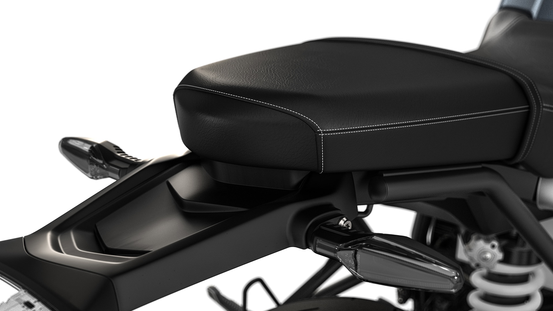 Vemos el indicador LED de la R nineT Pure.