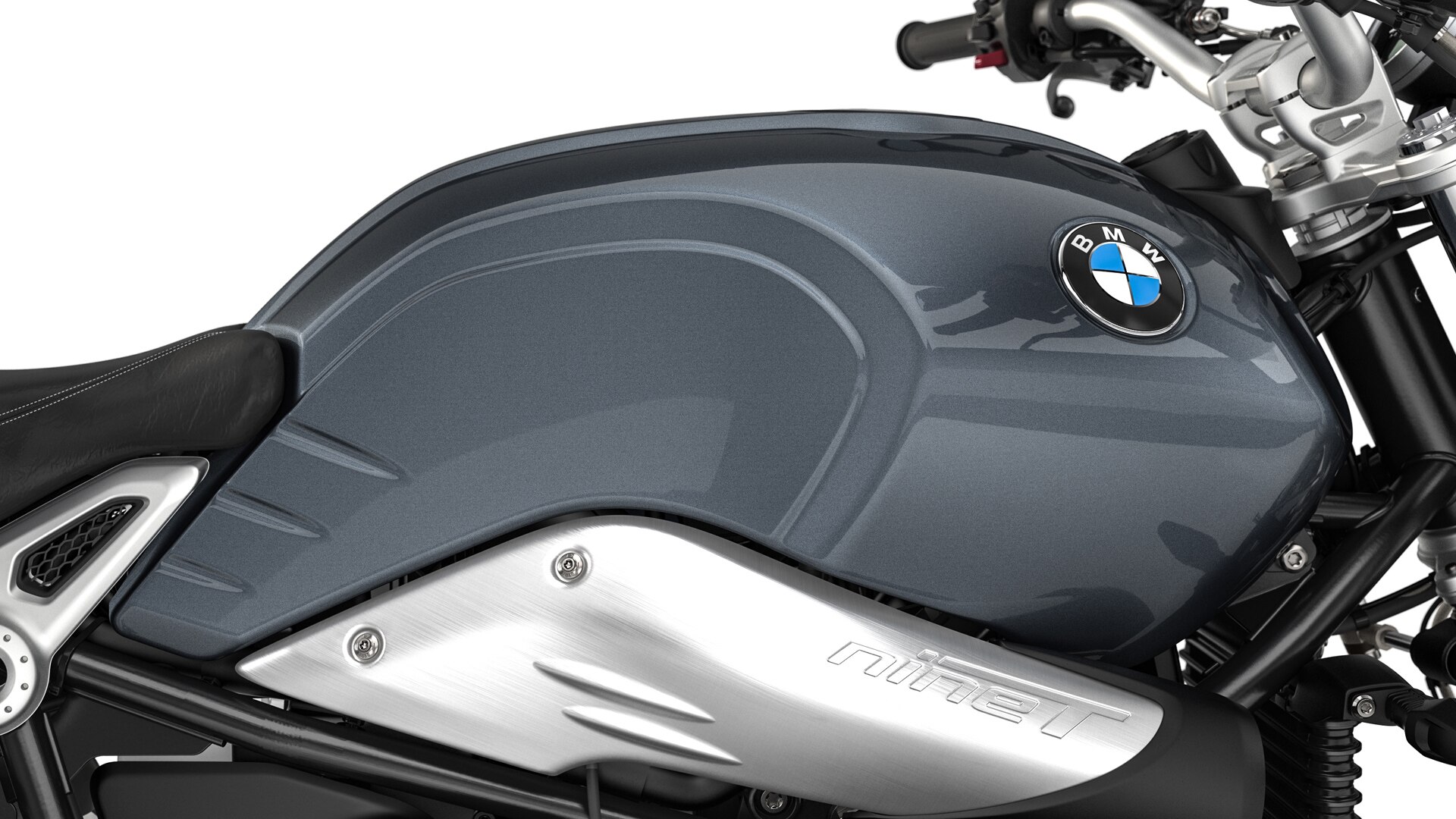Vemos el depósito de la R nineT Pure.